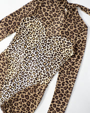 KIZZY Corset Style Leopard Jumpsuit
