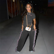 THAT GIRL Top & Track Pants Set