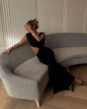 CALIORA Hip Cutout Maxi Dress