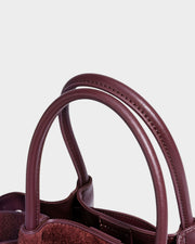 EVANNA Faux Suede Leather Shoulder Tote Bag