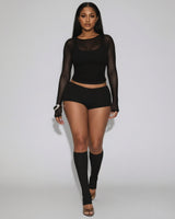 DEIA Mesh Detail Four-Piece Set