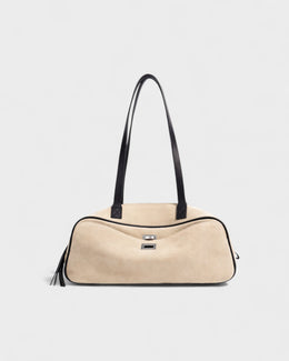 SOREN Rectangular Turn-Lock Shoulder Bag