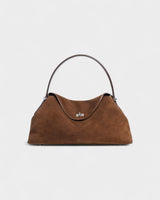 OLGA Structured Faux Suede Handle Bag