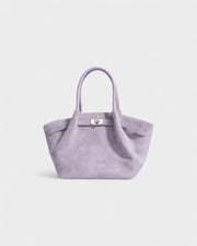 EVANNA Faux Suede Leather Shoulder Tote Bag