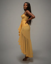 CYNTHIA Ruffled Maxi Dress