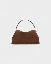 OLGA Structured Faux Suede Handle Bag