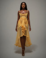 CYNTHIA Ruffled Maxi Dress