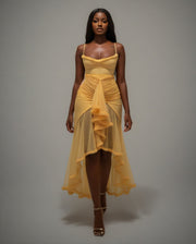 CYNTHIA Ruffled Maxi Dress