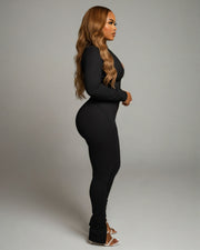DAVINA Long Sleeve Zip-up Top & Pants Set