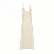LEONA Pleated Maxi Dress