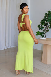 CARMEN Asymmetric Ruched Cutout Maxi Dress