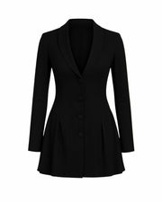 KLEA Structured Button-Up Blazer Dress