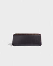 SOLARA Faux Suede Buckle Strap Tote Bag