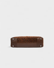 ELVINA Leopard Top-Handle Bag