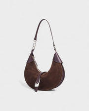 MARLEN Crescent Buckle Shoulder Bag