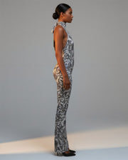 TALA Floral Backless Jumpsuit