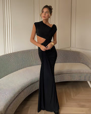 CALIORA Hip Cutout Maxi Dress