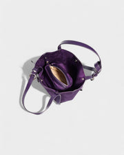 THESSA Faux Suede Shoulder Bag