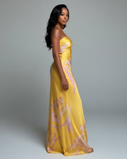 VEDA Halter Neck Sleeveles Maxi Dress