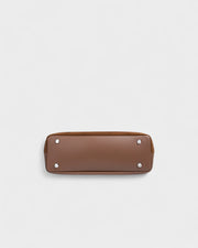 ORLINA Faux Suede Tote with Top Turn-Lock