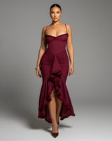 CYNTHIA Ruffled Maxi Dress