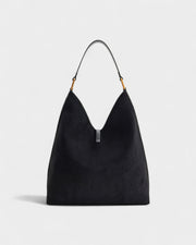 KALIYA Faux Suede Hobo Shoulder Bag