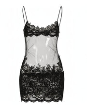 LAURA Mesh Lace Mini Dress