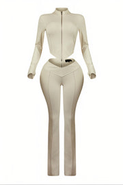 JAMIE Zip-pp Top & Pants Set