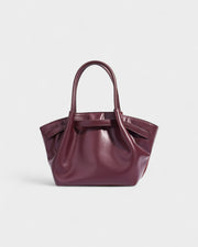 EVANNA Faux Suede Leather Shoulder Tote Bag