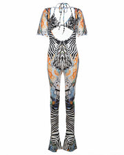 TAYA Two-piece Flared Jumpsuit