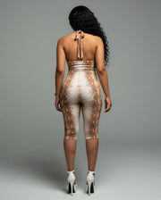 RHEA Snakeskin Pattern Jumpsuit