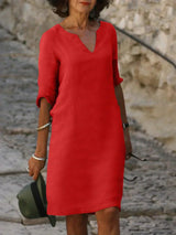 Mia™ | Elegant Dress with Tummy Coverage