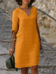 Mia™ | Elegant Dress with Tummy Coverage