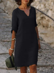 Mia™ | Elegant Dress with Tummy Coverage