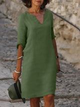 Mia™ | Elegant Dress with Tummy Coverage