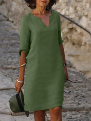 Mia™ | Elegant Dress with Tummy Coverage