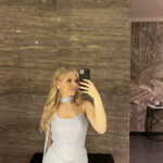 Sexy Two-Piece Club Set with Halter Top & Maxi Skirt photo review