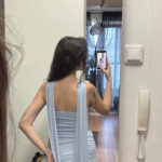 Sexy Two-Piece Club Set with Halter Top & Maxi Skirt photo review