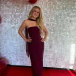 Scarf Neck Backless Bodycon Dress photo review