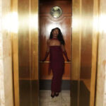 Scarf Neck Backless Bodycon Dress photo review