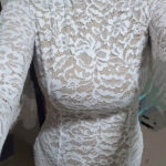 Elegant High Neck Lace Dress photo review