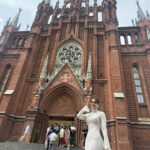 Elegant High Neck Lace Dress photo review