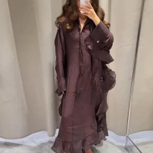 Elegant V-Neck Tiered Maxi Dress